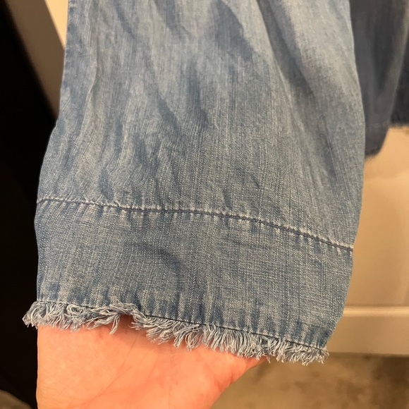 Cloth & Stone Indigo Chambray jumpsuit - Picture 2 of 3